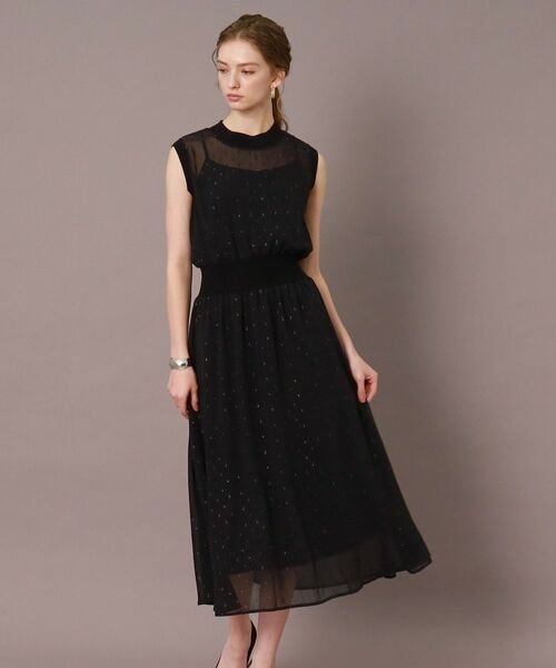 DRESSTERIOR / ドレステリア ロング・マキシ丈ワンピース | 【通勤・行事対応可能/洗える】フィルムドットワンピース | 詳細20