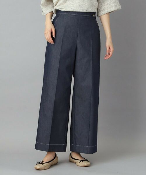 DRESSTERIOR / ドレステリア パンツ | イージーウエストワイドデニム（ネイビー(094)）