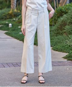 DRESSTERIOR / ドレステリア パンツ | リネンブレンドオックスストレートパンツ