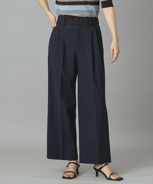 DRESSTERIOR / ドレステリア パンツ | リネンブレンドオックスストレートパンツ | 詳細15