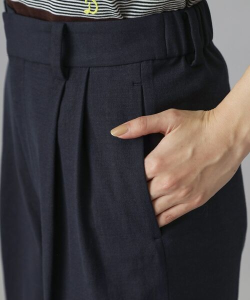DRESSTERIOR / ドレステリア パンツ | 【吸水速乾/セットアップ可】リネンブレンドオックスストレートパンツ | 詳細19