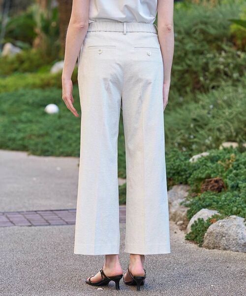 DRESSTERIOR / ドレステリア パンツ | リネンブレンドオックスストレートパンツ | 詳細4