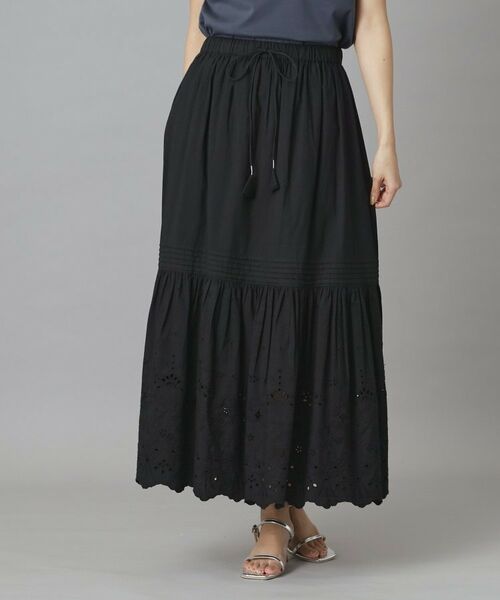 DRESSTERIOR / ドレステリア ロング・マキシ丈スカート | ウォッシャブルカットワークエンブロ | 詳細11