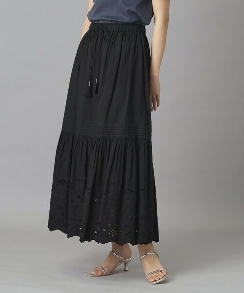DRESSTERIOR / ドレステリア ロング・マキシ丈スカート | ウォッシャブルカットワークエンブロ | 詳細12