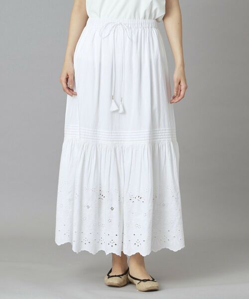 DRESSTERIOR / ドレステリア ロング・マキシ丈スカート | ウォッシャブルカットワークエンブロ | 詳細2