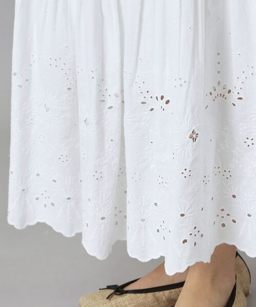 DRESSTERIOR / ドレステリア ロング・マキシ丈スカート | ウォッシャブルカットワークエンブロ | 詳細6