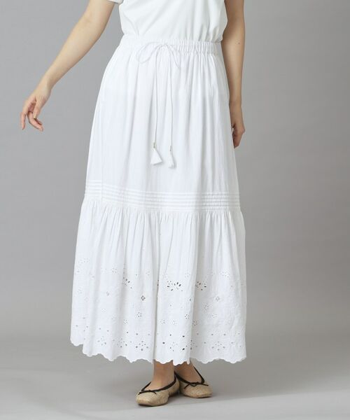 DRESSTERIOR / ドレステリア ロング・マキシ丈スカート | ウォッシャブルカットワークエンブロ | 詳細7