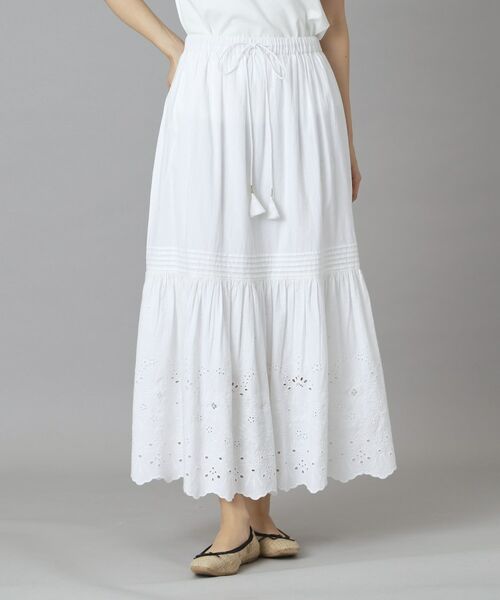 DRESSTERIOR / ドレステリア ロング・マキシ丈スカート | ウォッシャブルカットワークエンブロ | 詳細8