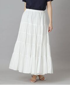 DRESSTERIOR / ドレステリア ロング・マキシ丈スカート | コットンボイルティアードスカート