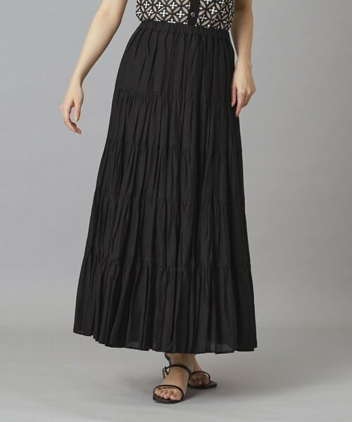 DRESSTERIOR / ドレステリア ロング・マキシ丈スカート | コットンボイルティアードスカート | 詳細11