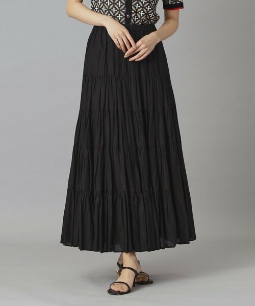 DRESSTERIOR / ドレステリア ロング・マキシ丈スカート | コットンボイルティアードスカート | 詳細12