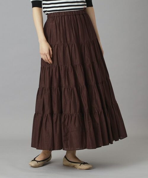 DRESSTERIOR / ドレステリア ロング・マキシ丈スカート | コットンボイルティアードスカート | 詳細19