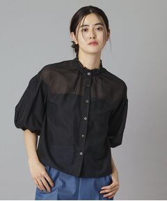 DRESSTERIOR / ドレステリア シャツ・ブラウス | スタンドフリルボリュームブラウス