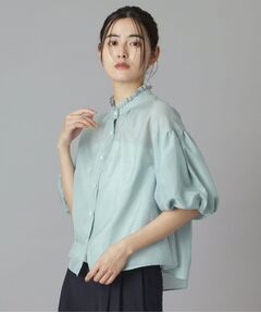 DRESSTERIOR / ドレステリア シャツ・ブラウス | スタンドフリルボリュームブラウス