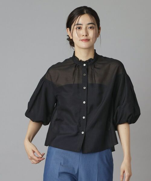 DRESSTERIOR / ドレステリア シャツ・ブラウス | スタンドフリルボリュームブラウス | 詳細9