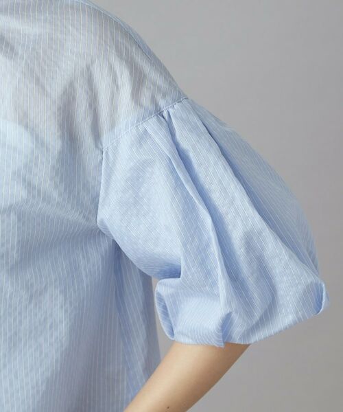DRESSTERIOR / ドレステリア シャツ・ブラウス | シアーストライプスタンドフリルボリューム | 詳細6