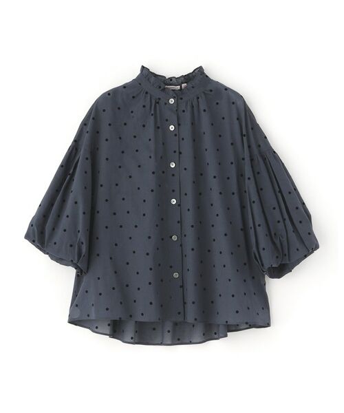 DRESSTERIOR / ドレステリア シャツ・ブラウス | フロッキードットボリュームスリーブ | 詳細1