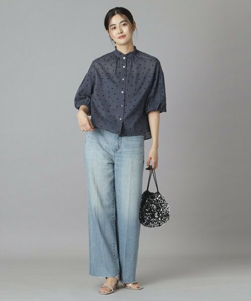 DRESSTERIOR / ドレステリア シャツ・ブラウス | フロッキードットボリュームスリーブ | 詳細10