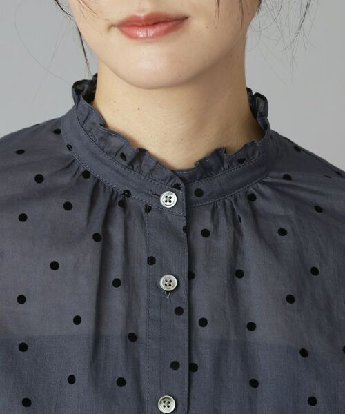 DRESSTERIOR / ドレステリア シャツ・ブラウス | フロッキードットボリュームスリーブ | 詳細5