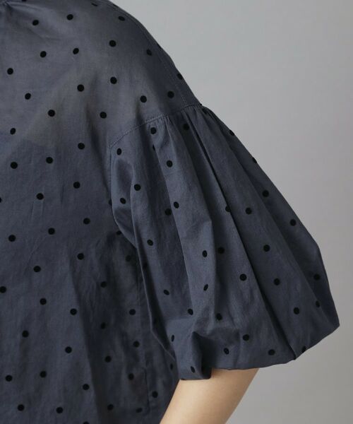 DRESSTERIOR / ドレステリア シャツ・ブラウス | フロッキードットボリュームスリーブ | 詳細6