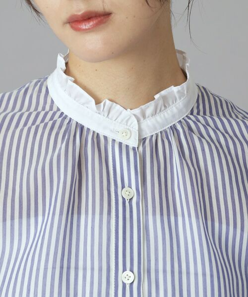 DRESSTERIOR / ドレステリア シャツ・ブラウス | ロンドンストライプクレリックブラウス | 詳細13