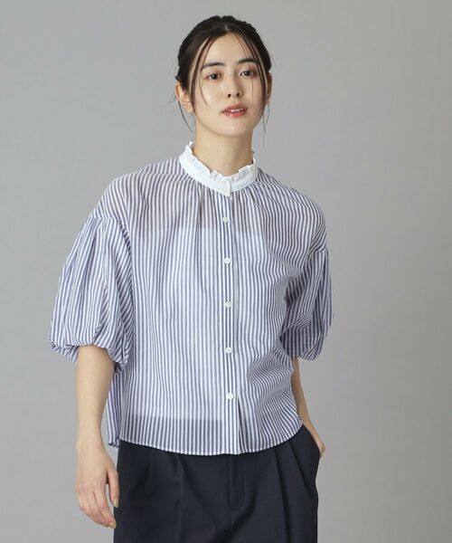 DRESSTERIOR / ドレステリア シャツ・ブラウス | ロンドンストライプクレリックブラウス | 詳細8