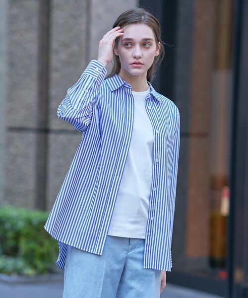 DRESSTERIOR / ドレステリア シャツ・ブラウス | オーバーシルエットストライプシャツ | 詳細12