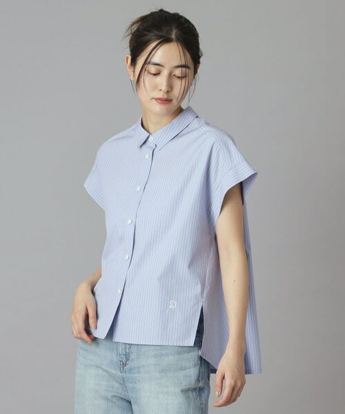 DRESSTERIOR / ドレステリア シャツ・ブラウス | バックフレアストライプシャツ(ブルー(391))