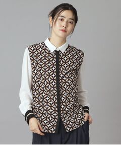 DRESSTERIOR / ドレステリア シャツ・ブラウス | オーバーラップサークルコンビシャツ