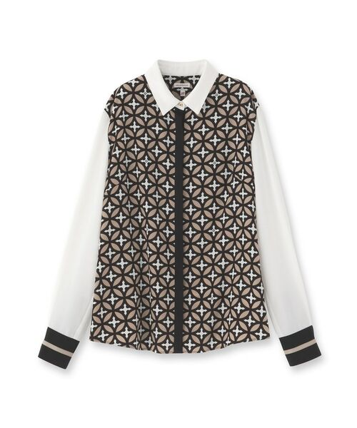 DRESSTERIOR / ドレステリア シャツ・ブラウス | オーバーラップサークルコンビシャツ | 詳細1