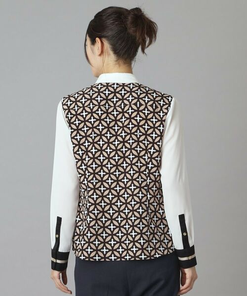 DRESSTERIOR / ドレステリア シャツ・ブラウス | オーバーラップサークルコンビシャツ | 詳細12