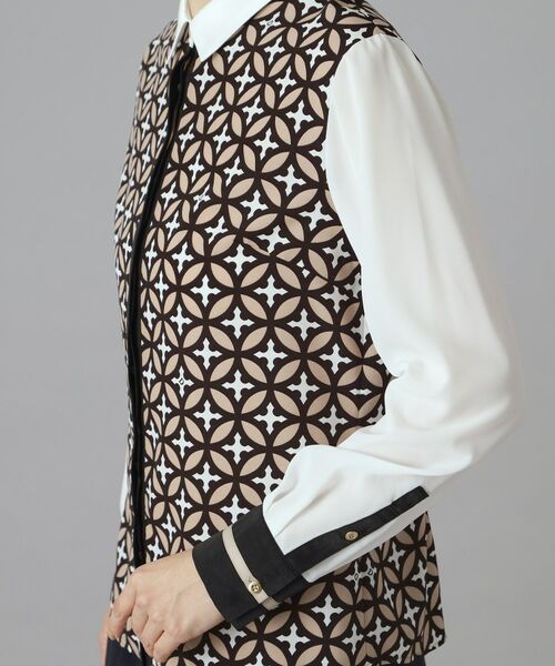 DRESSTERIOR / ドレステリア シャツ・ブラウス | オーバーラップサークルコンビシャツ | 詳細6