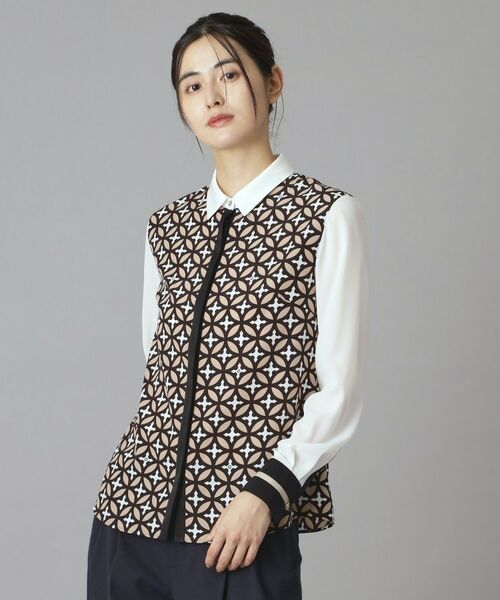 DRESSTERIOR / ドレステリア シャツ・ブラウス | オーバーラップサークルコンビシャツ | 詳細9