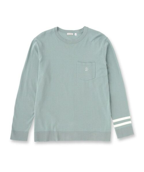 DRESSTERIOR / ドレステリア ニット・セーター | コットンシルク クルーニット（ミントグリーン(021)）