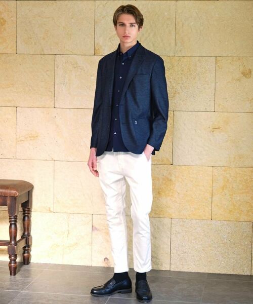 DRESSTERIOR / ドレステリア テーラードジャケット | 鹿の子 コンフォータブルジャケット | 詳細1