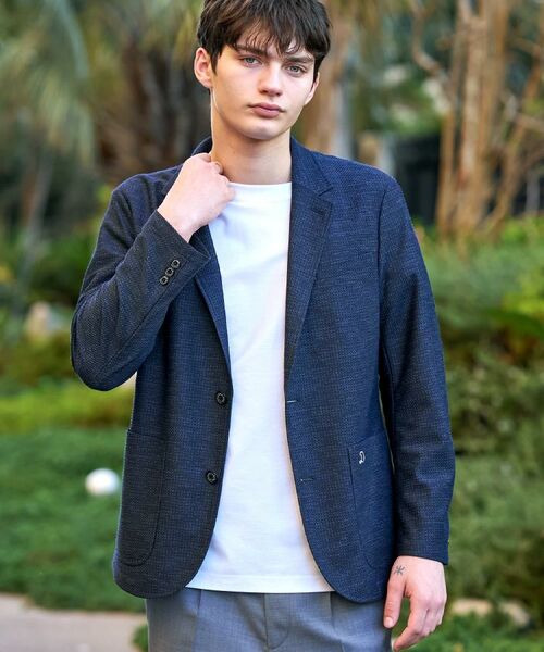 DRESSTERIOR / ドレステリア テーラードジャケット | 鹿の子 コンフォータブルジャケット | 詳細4