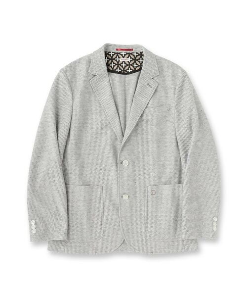 DRESSTERIOR / ドレステリア テーラードジャケット | 鹿の子 コンフォータブルジャケット（ライトグレー(011)）
