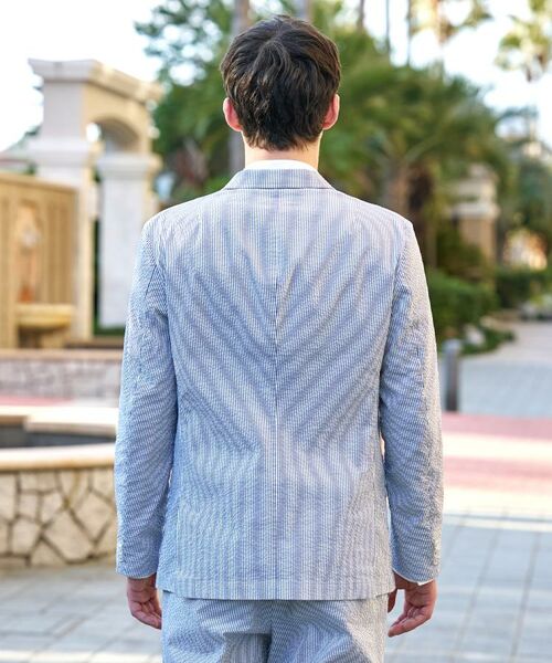 DRESSTERIOR / ドレステリア テーラードジャケット | COOLMAX シアサッカー サマージャケット | 詳細6