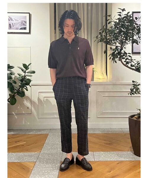 DRESSTERIOR / ドレステリア パンツ | 【セットアップ可/ウォッシャブル/高通気性】DotAir チェック SET UP パンツ | 詳細20