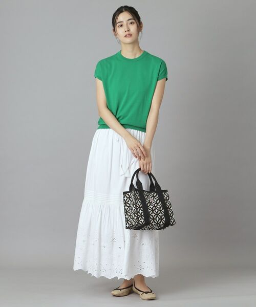 DRESSTERIOR / ドレステリア トートバッグ | オーバーラップスモールニットトート | 詳細17