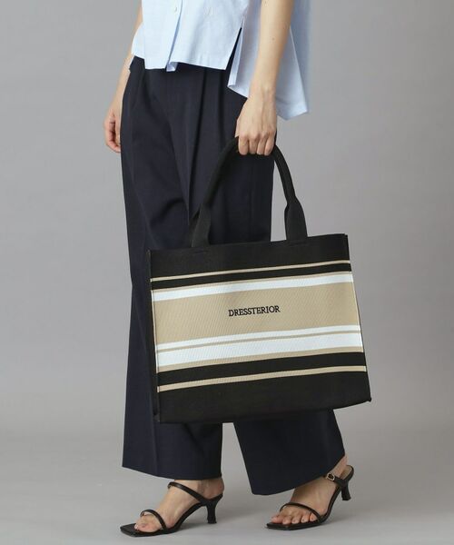 DRESSTERIOR / ドレステリア トートバッグ | ボーダーニットラージトート | 詳細12