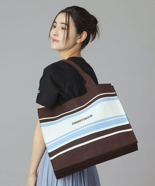DRESSTERIOR / ドレステリア トートバッグ | ボーダーニットラージトート | 詳細14