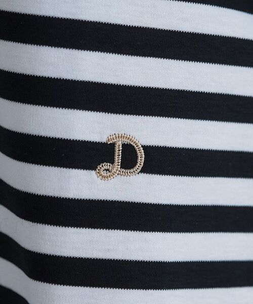 DRESSTERIOR / ドレステリア Tシャツ | 【接触冷感／抗菌防臭／消臭】アイスクリアコットンドルマンスリーブボーダーTシャツ | 詳細9