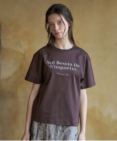 DRESSTERIOR / ドレステリア Tシャツ | 【接触冷感／抗菌防臭／消臭】アイスクリアコットンフレンチロゴT