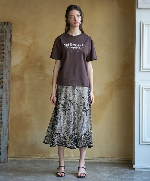 DRESSTERIOR / ドレステリア Tシャツ | 【接触冷感／抗菌防臭／消臭】アイスクリアコットンフレンチロゴT | 詳細10