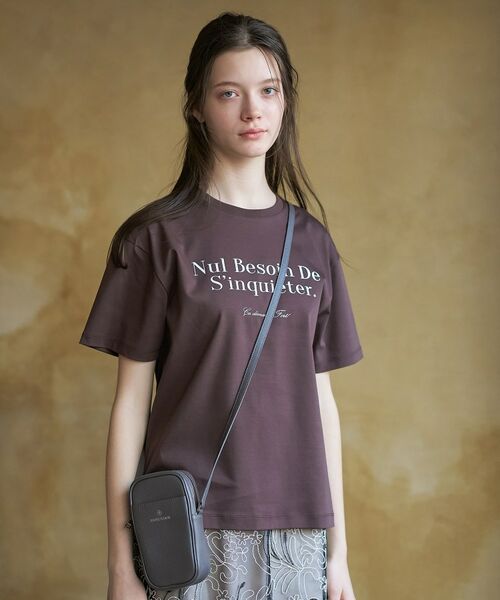 DRESSTERIOR / ドレステリア Tシャツ | 【接触冷感／抗菌防臭／消臭】アイスクリアコットンフレンチロゴT | 詳細15