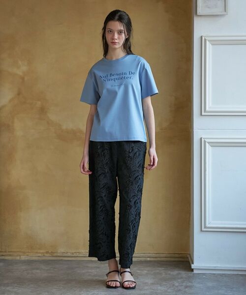 DRESSTERIOR / ドレステリア Tシャツ | 【接触冷感／抗菌防臭／消臭】アイスクリアコットンフレンチロゴT | 詳細16