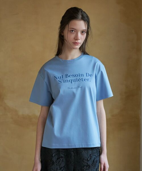 DRESSTERIOR / ドレステリア Tシャツ | 【接触冷感／抗菌防臭／消臭】アイスクリアコットンフレンチロゴT | 詳細17