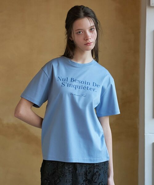 DRESSTERIOR / ドレステリア Tシャツ | 【接触冷感／抗菌防臭／消臭】アイスクリアコットンフレンチロゴT | 詳細18