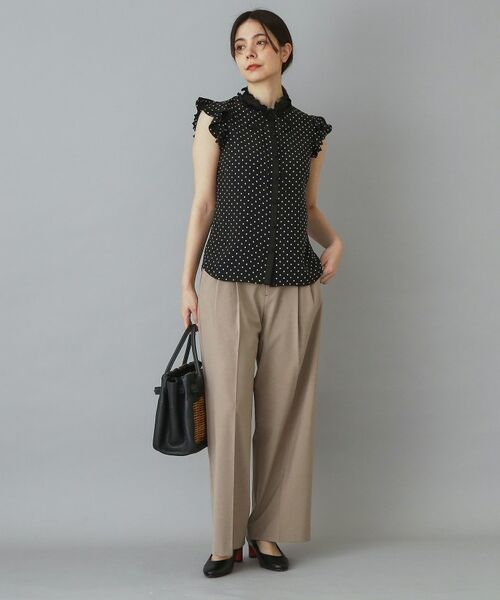 DRESSTERIOR / ドレステリア シャツ・ブラウス | 【otonaMUSE5月号掲載/着映え/ウォッシャブル】ドットプリントウィングスリーブブラウス | 詳細13